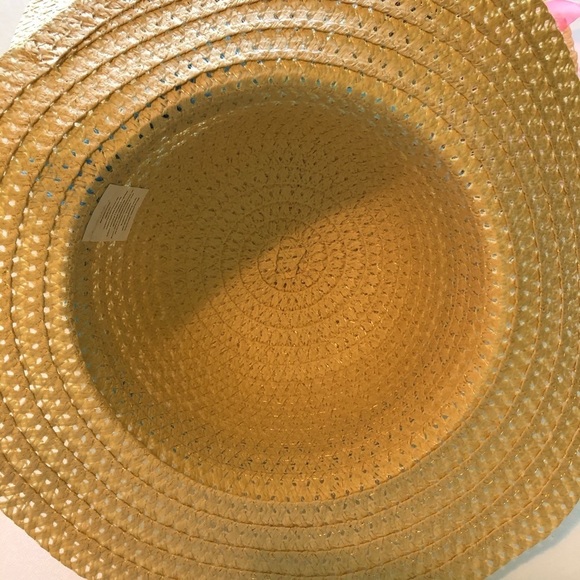 Straw Hat Qty 1 - Various coloured ribbons, O/S  NWOT - Picture 3 of 6